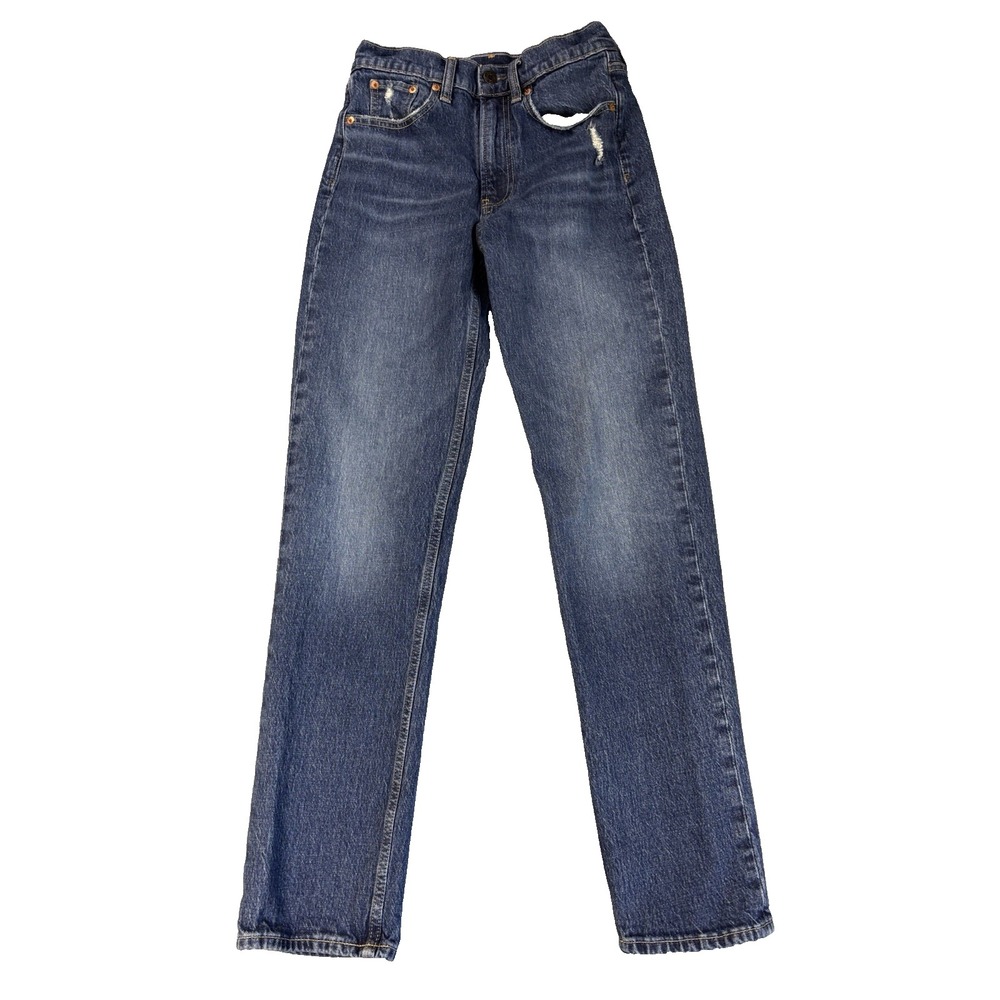 Gap Sky High Straight Jeans Size 2 Womens High Rise Denim Everyday Basics Clean